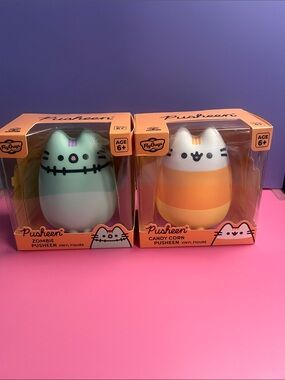 Halloween Pusheen Candy Corn & Zombie Vinyl Figure Set of 2